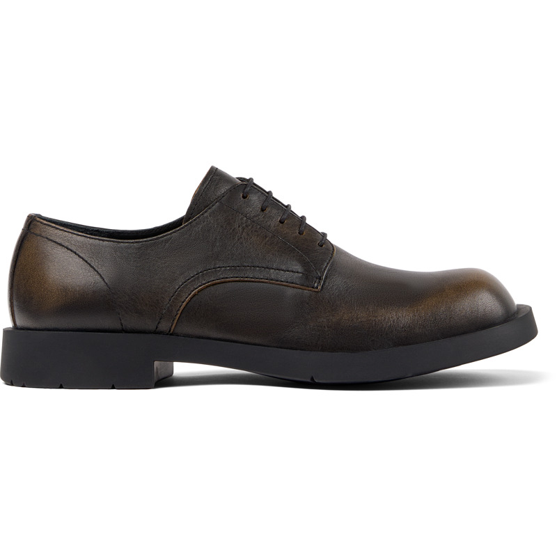 CAMPERLAB MIL 1978 - Unisex Mocassins - Noir,Marron, taille 45, Cuir lisse