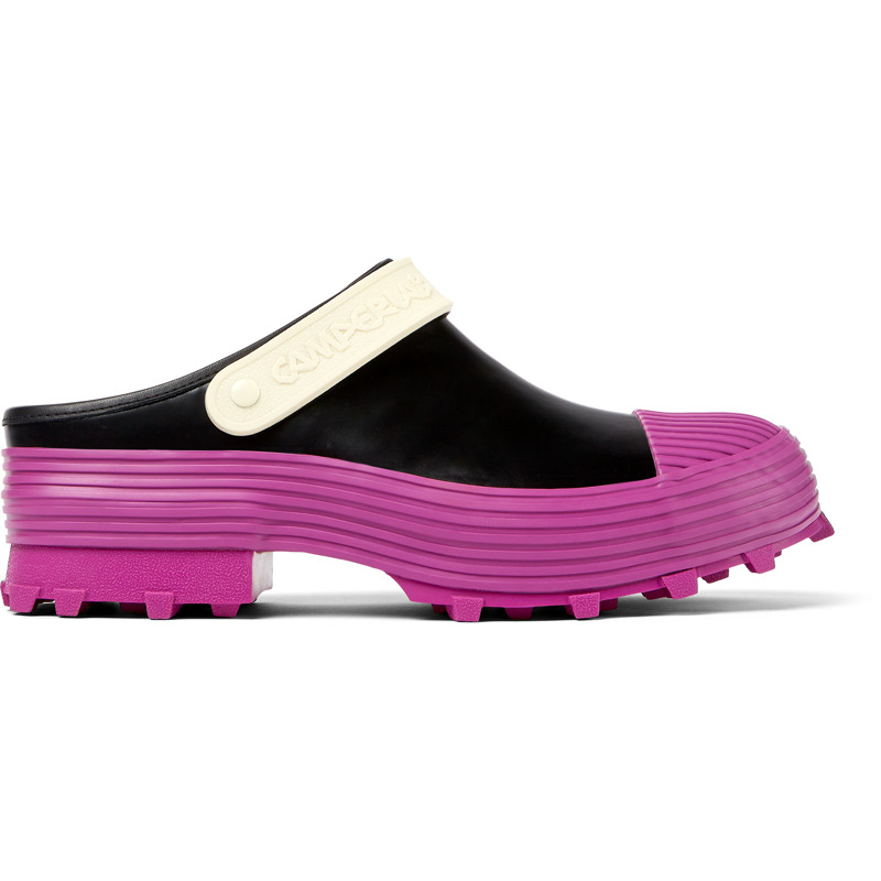 CAMPERLAB Traktori - Unisex Clogs - Noir, taille 46, Cuir lisse