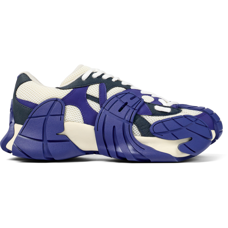 CAMPERLAB Tormenta - Unisex Baskets - Bleu,Blanc, taille 39, Tissu en coton