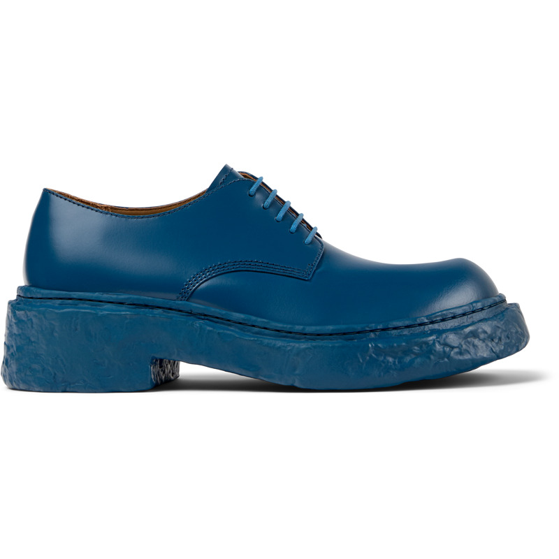 CAMPERLAB Vamonos - Unisex Mocassins - Bleu, taille 45, Cuir lisse