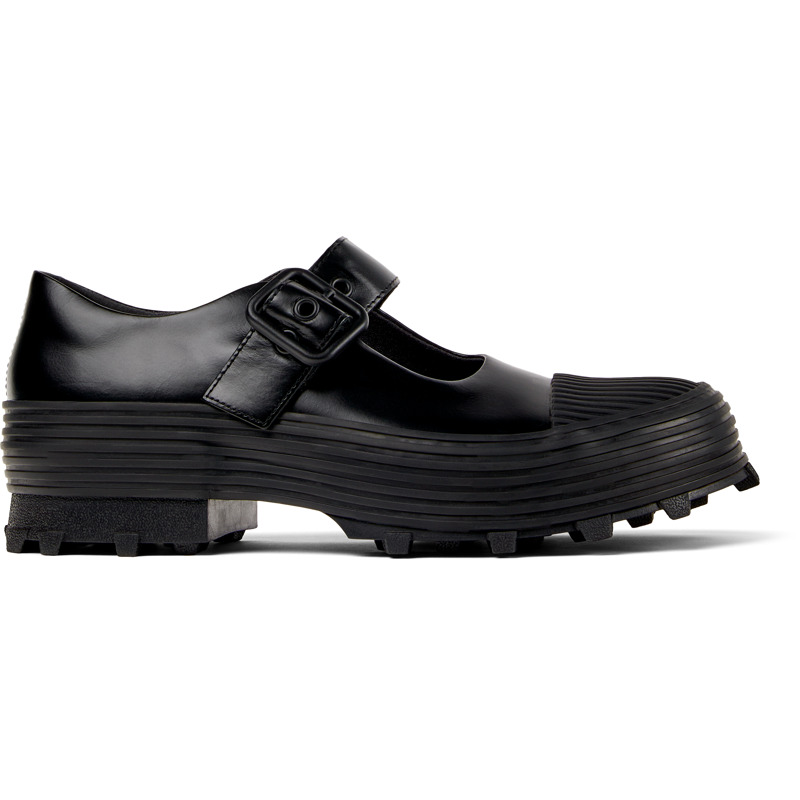 CAMPERLAB TRAKTORI - Unisex Ballerines - Noir, taille 46, Cuir lisse