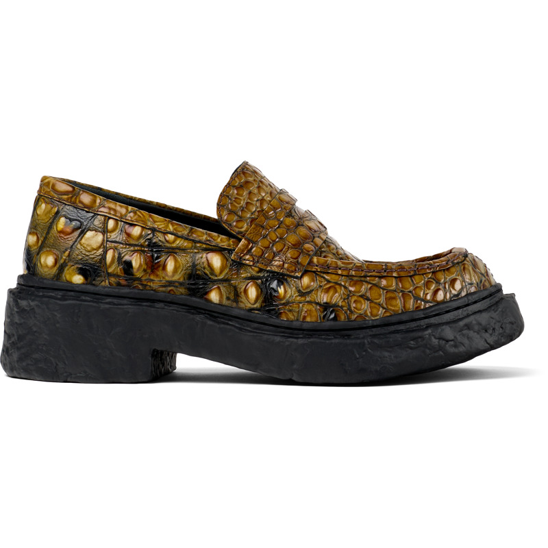 CAMPERLAB Vamonos - Unisex Mocassins - Marron, taille 45, Cuir lisse
