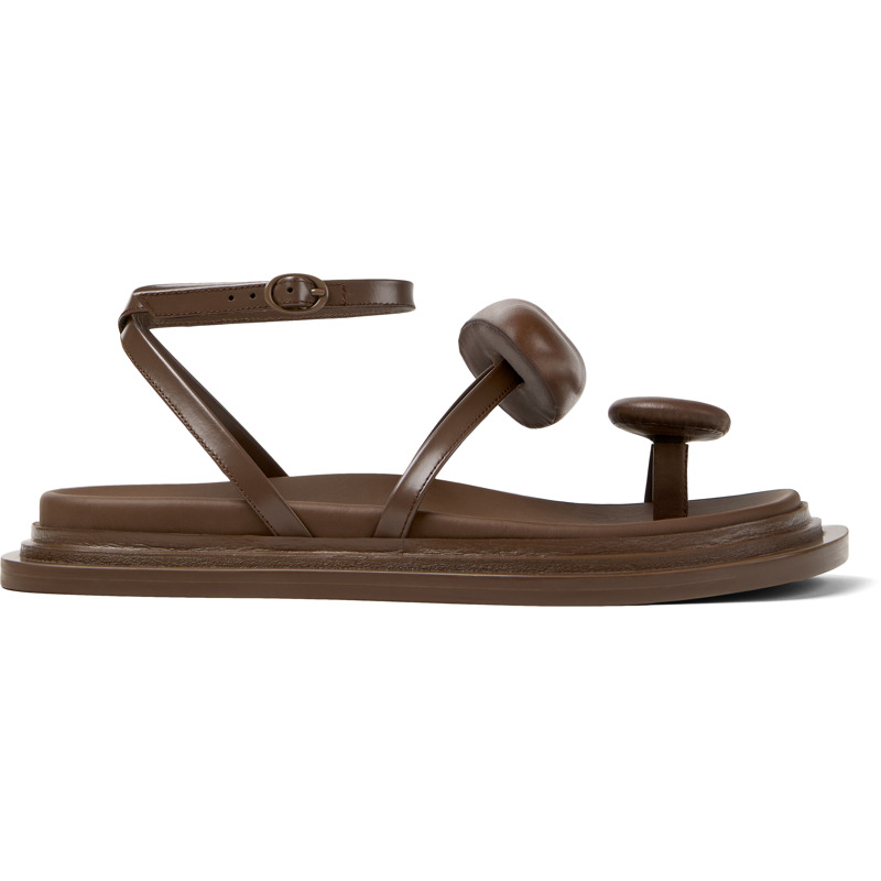 CAMPERLAB Nada - Unisex Chaussures habillées - Marron, taille 39, Cuir lisse