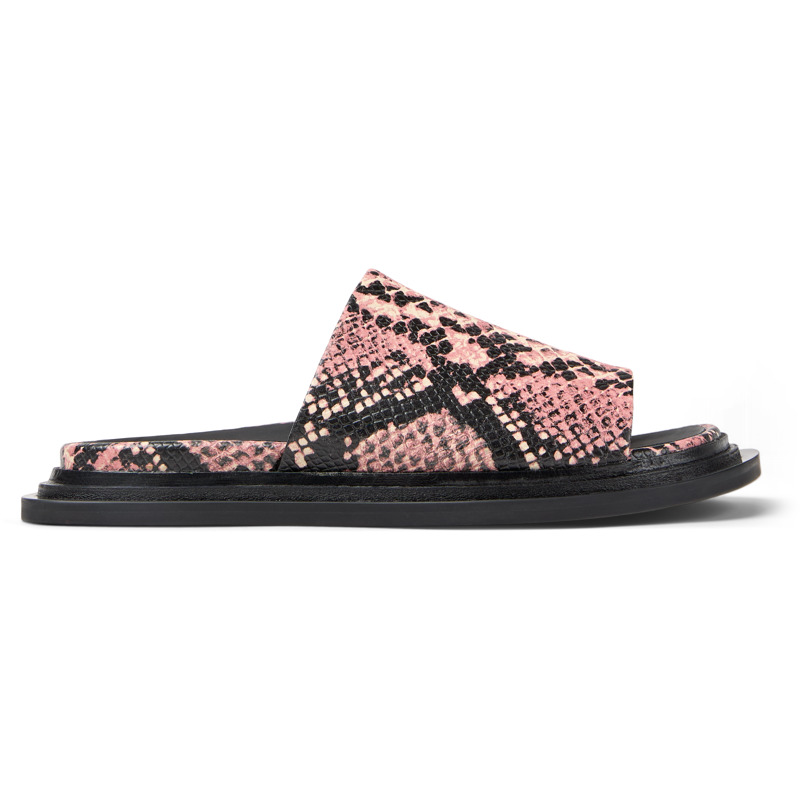 CAMPERLAB Nada - Unisex Chaussures habillées - Rose,Noir,Blanc, taille 45, Cuir lisse