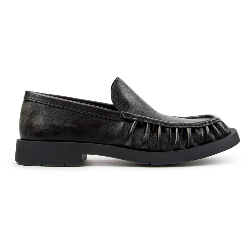 CAMPERLAB MIL 1978 - Unisex Loafers - Black,White, size 13, Smooth leather