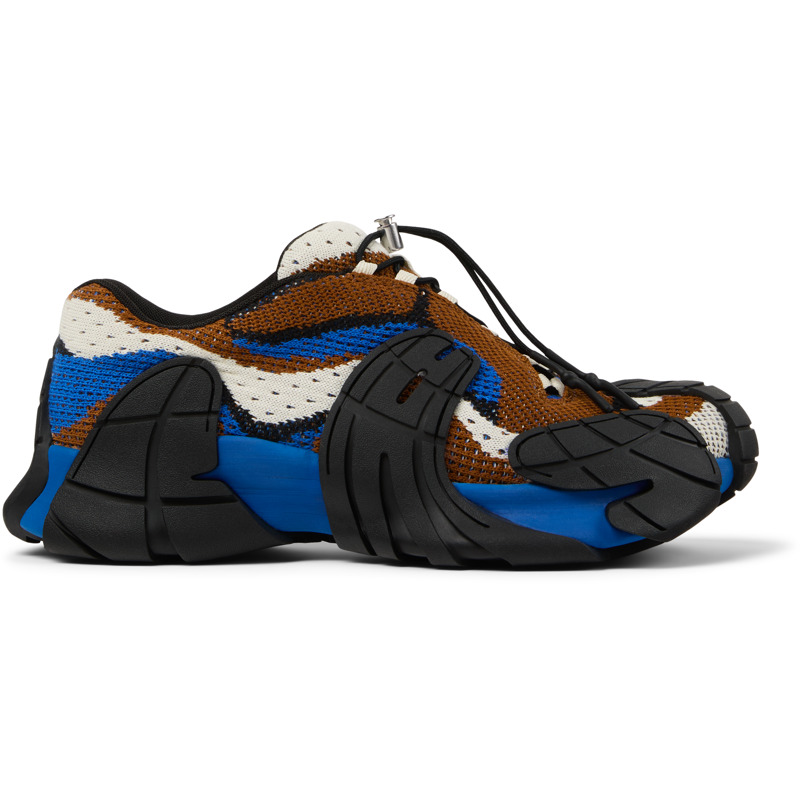 CAMPERLAB CAMPERLAB TORMENTA - Unisex Baskets - Blanc,Marron,Bleu, taille 46, Tissu en coton