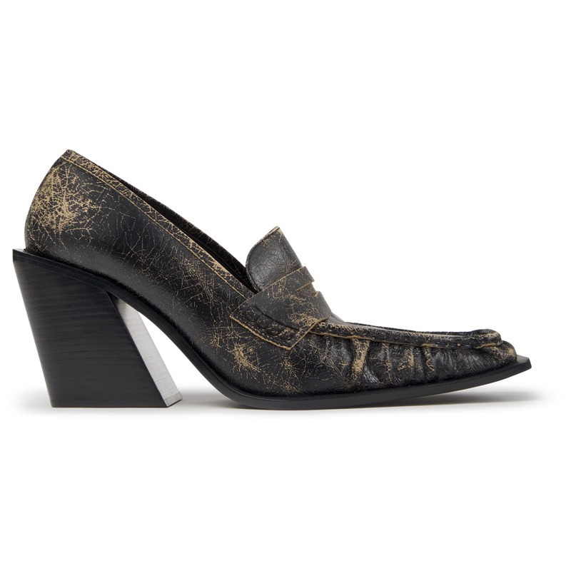 CAMPERLAB ESCANDALO - Unisex Mocassins - NoirMarron taille Cuir lisse 390€