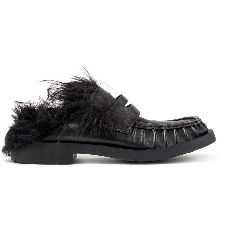 CAMPERLAB MIL 1978 - Unisex Clogs - Black,White, size 13, Smooth leather