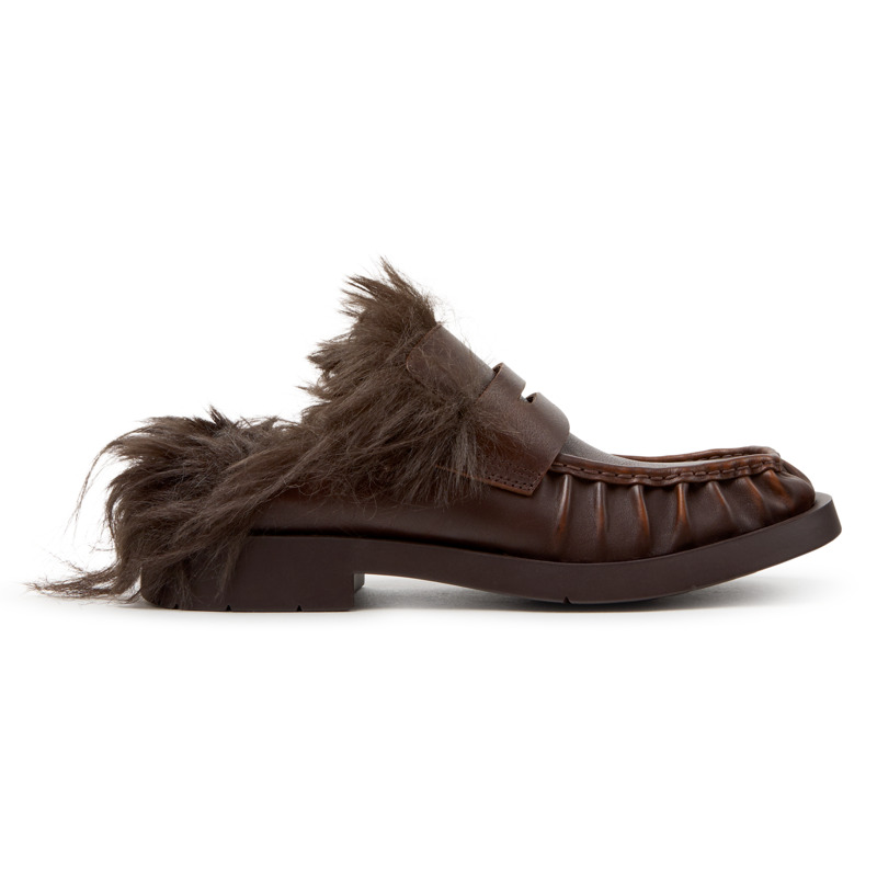 CAMPERLAB MIL 1978 - Unisex Clogs - Brown, size 13, Smooth leather