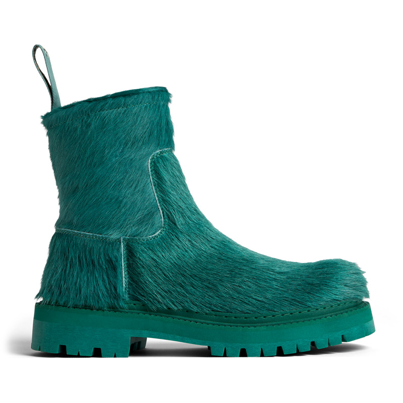 CAMPERLAB Eki - Unisex Bottes - Vert, taille 46, Cuir lisse