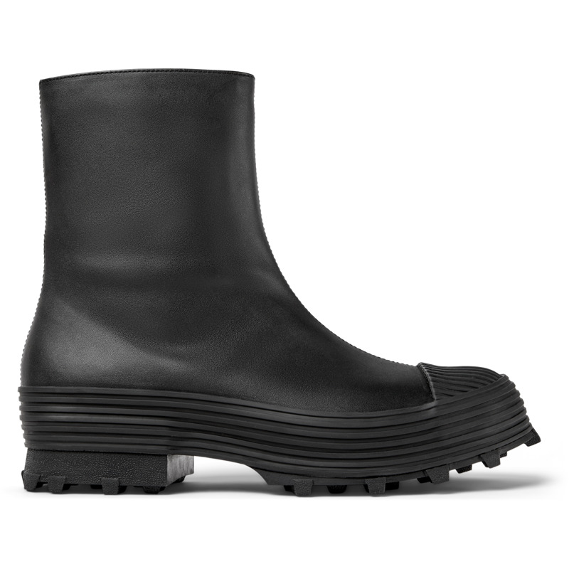 CAMPERLAB Traktori - Unisex Bottes - Noir, taille 44, Cuir lisse