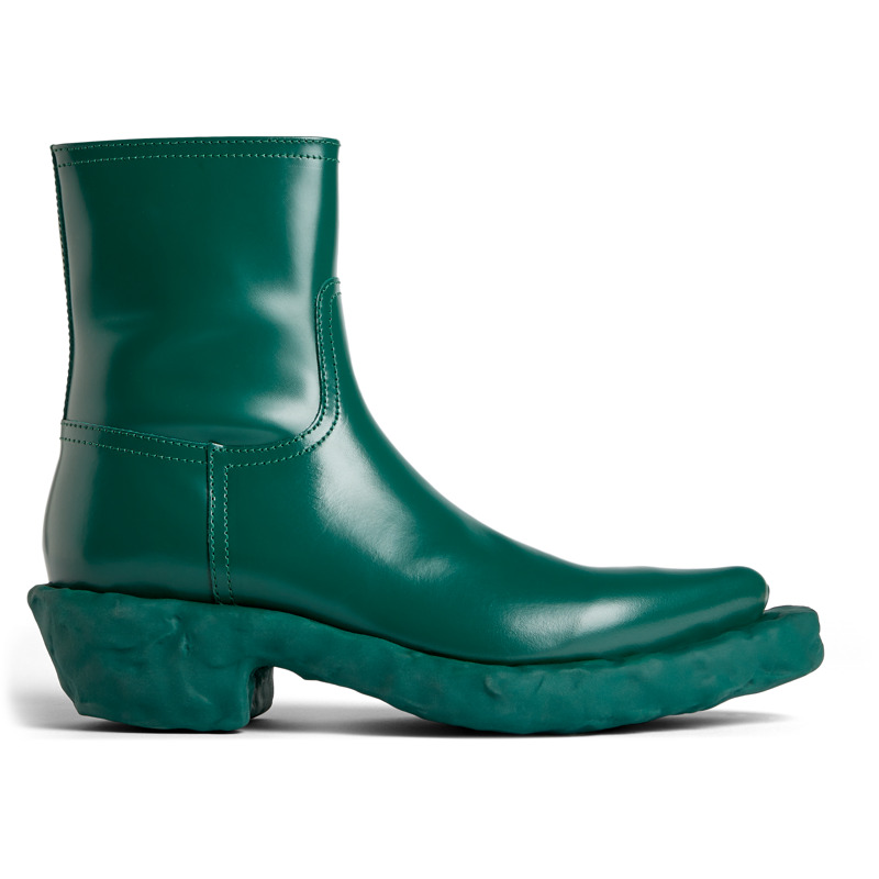 CAMPERLAB Venga - Unisex Chaussures habillées - Vert, taille 44, Cuir lisse