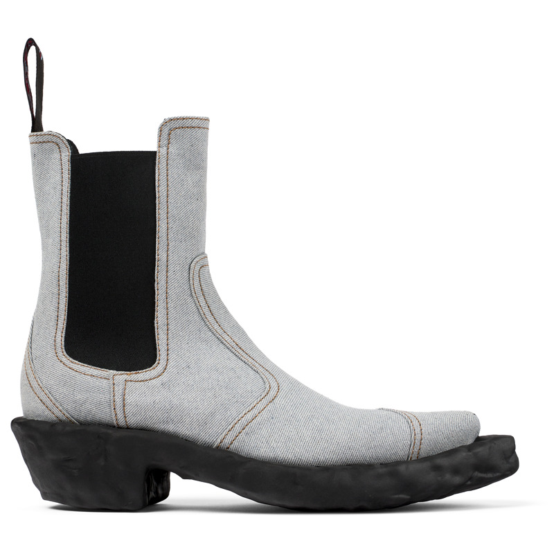 CAMPERLAB Venga - Unisex Bottes - Bleu, taille 42, Tissu en coton