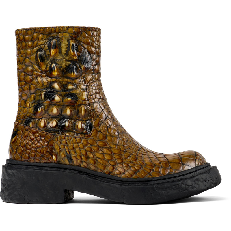 CAMPERLAB Vamonos - Unisex Bottines - Marron, taille 43, Cuir lisse