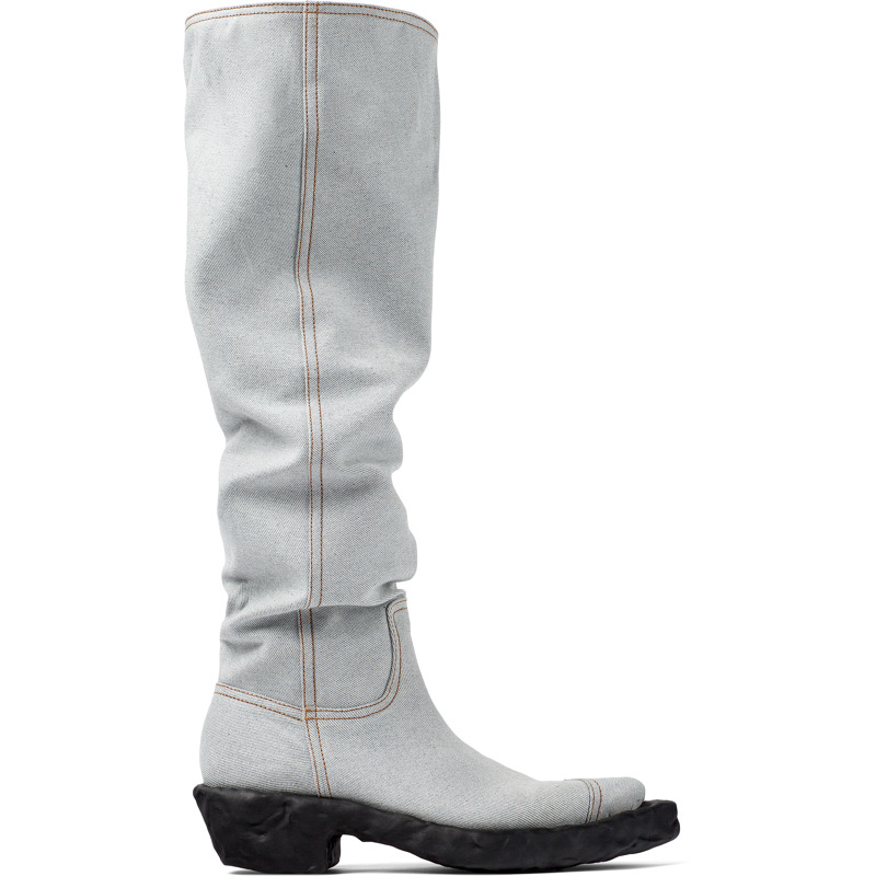 CAMPERLAB Venga - Unisex Bottines - Bleu, taille 44, Tissu en coton