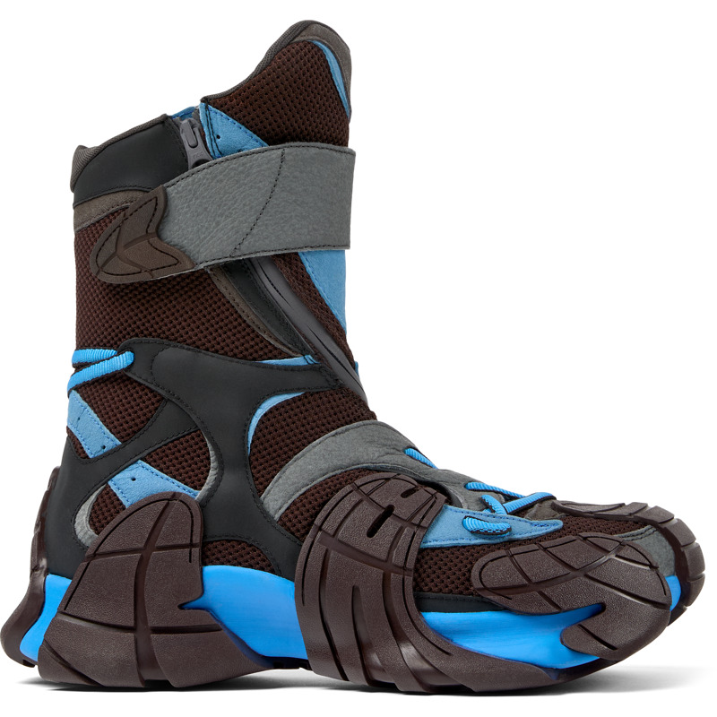 CAMPERLAB Tormenta - Unisex Bottines - Marron,Noir,Gris, taille 46, Tissu en coton