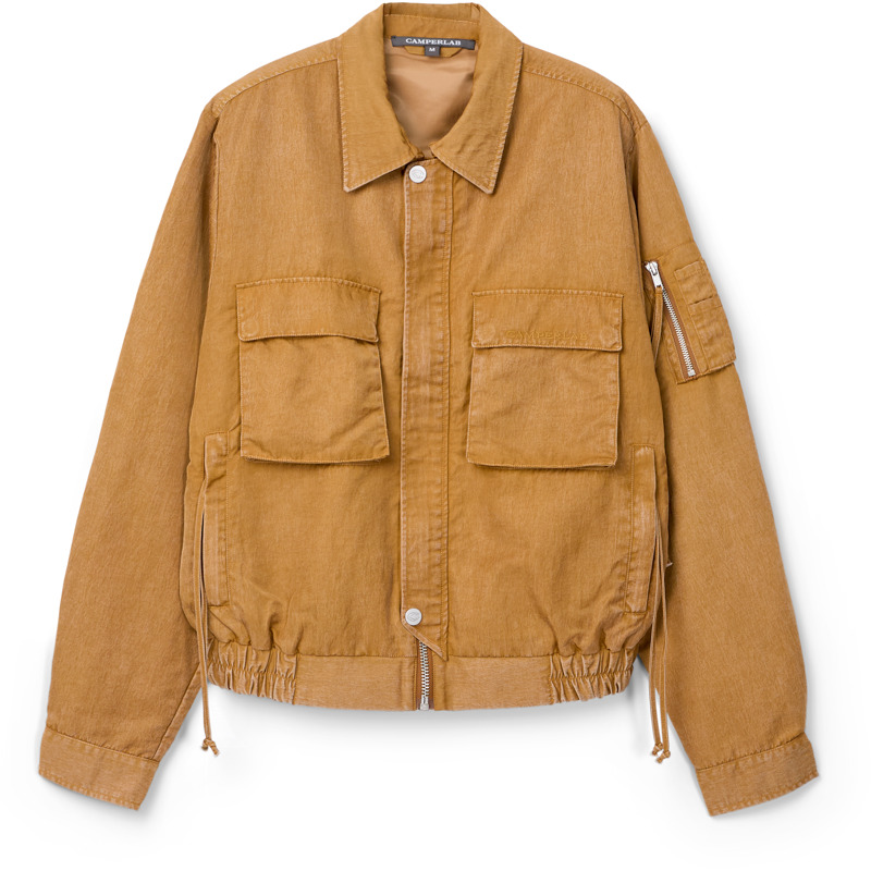 CAMPERLAB CARGO JACKET - Unisex Tplgy_coats_jackets - Beige, size M, Cotton fabric