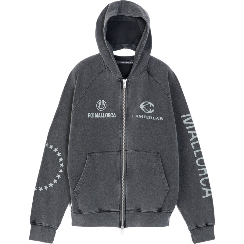 CAMPERLAB RCD MALLORCA HOODIE - Unisex Tplgy_coats_jackets - Black, size XS, Cotton fabric
