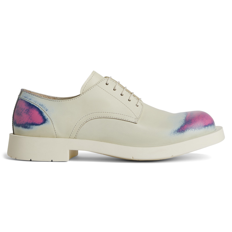 CAMPERLAB MIL 1978 - Chaussures habillées pour Homme - Blanc,Rose,Bleu, taille 45, Cuir lisse
