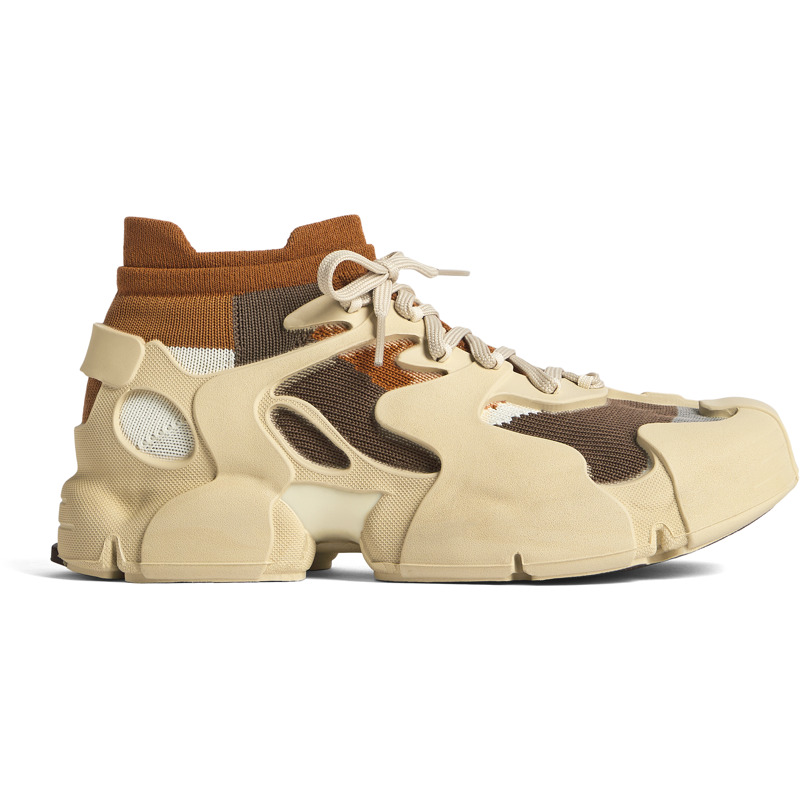 CAMPERLAB Tossu - Baskets pour Homme - Beige,Marron,Blanc, taille 45, Synthétique