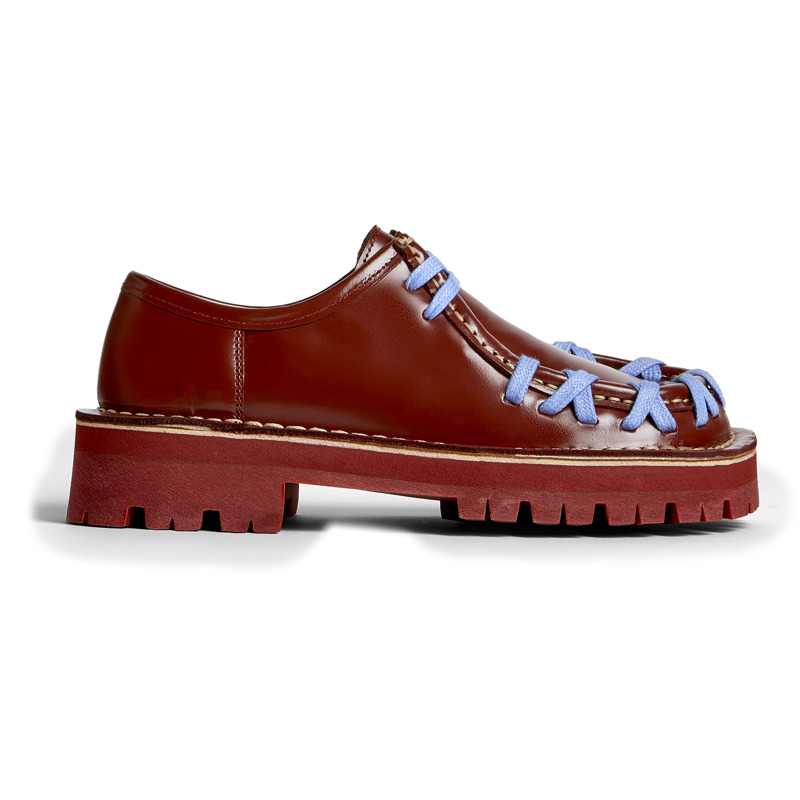 CAMPERLAB Eki - Formal shoes for Men - Burgundy, size 12, Smooth leather