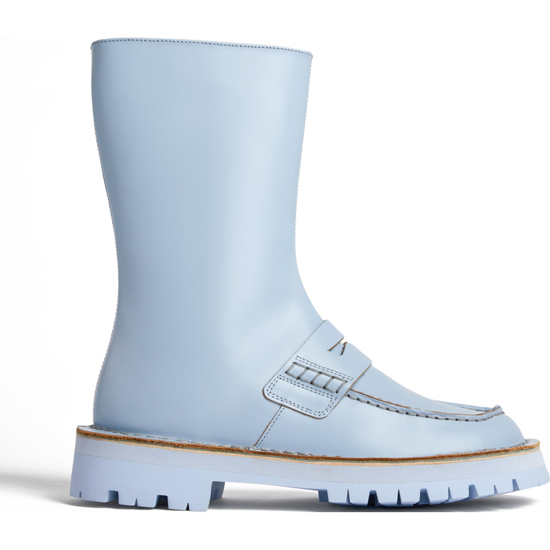 CAMPERLAB Eki - Bottines pour Homme - Bleu, taille 39, Cuir lisse
