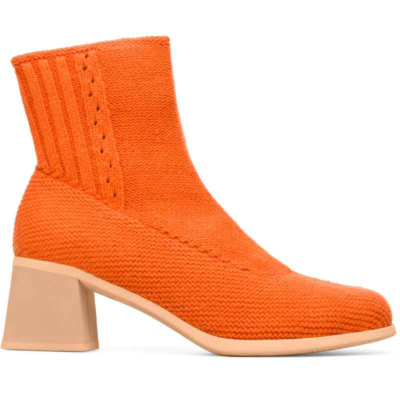 CAMPERLAB Eckhaus Latta - Stiefeletten für Damen - Orange, Größe 36, Textile