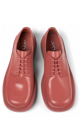 Overhead view of MIL 1978 Red Leather Blucher