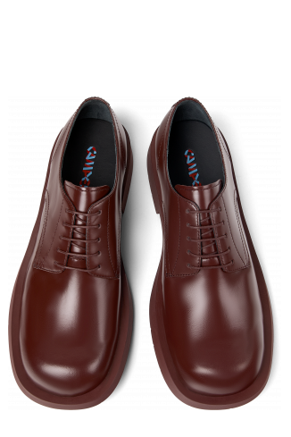MIL 1978 Sabates de cuir bordeus