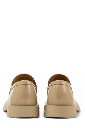MIL 1978 Mocassins en cuir beige