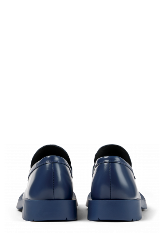 Back view of MIL 1978 Blue Leather Moccasin