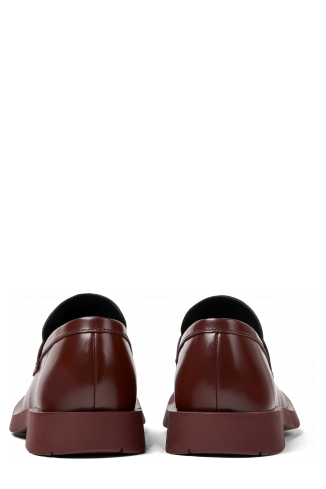 MIL 1978 Mocassins de cuir bordeus