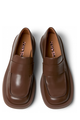 MIL 1978 Mocassí de pell de color marró