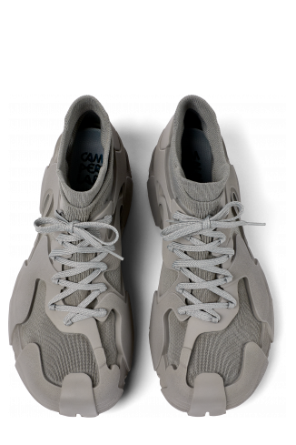 Overhead view of Tossu Grey Synthetic Sneaker