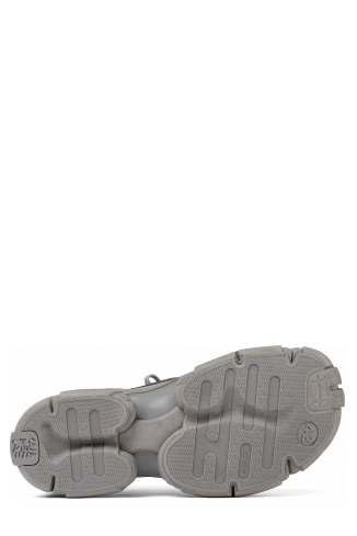 The soles of Tossu Grey Synthetic Sneaker