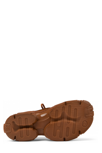TOSSU Brown Caged Sneakers