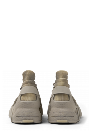 Back view of Tossu x CONCEPT(K) Stone Gray Sneakers