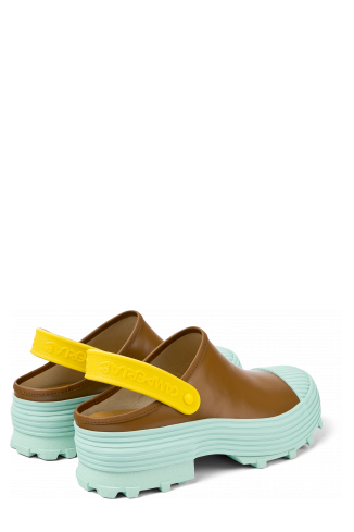 Traktori Sabots en cuir multicolore
