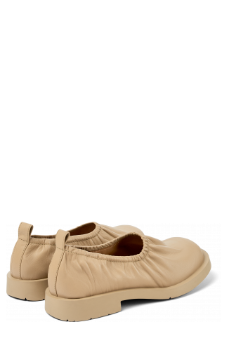 MIL 1978 Ballerines en cuir beige