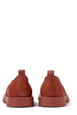 Back view of MIL 1978 Red Leather Shoe