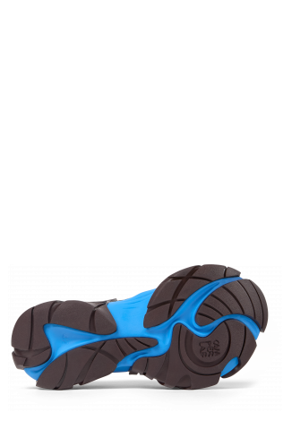 Tormenta Sneakers tèxtils blau i gris