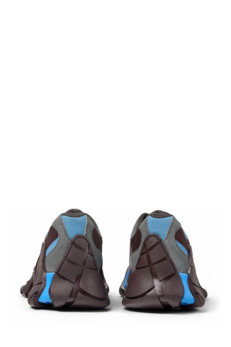 Tormenta Sneakers tèxtils blau i gris