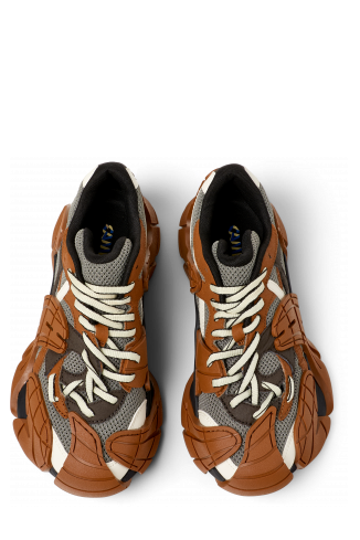 Overhead view of TORMENTA Multicolored Textile Sneakers