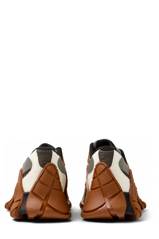 Back view of TORMENTA Multicolored Textile Sneakers