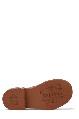 VAMONOS Brown Leather Lace-Up Shoes