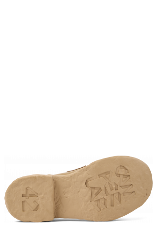 Vamonos Mocassins de cuir beix
