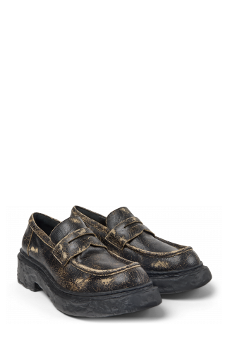 Front view of VAMONOS BLACK-BROWN