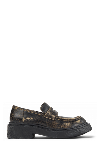 Side view of VAMONOS BLACK-BROWN