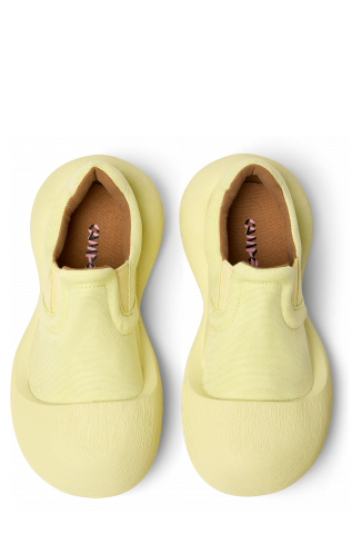 Overhead view of Caramba Yellow TENCEL® Lyocell Loafers