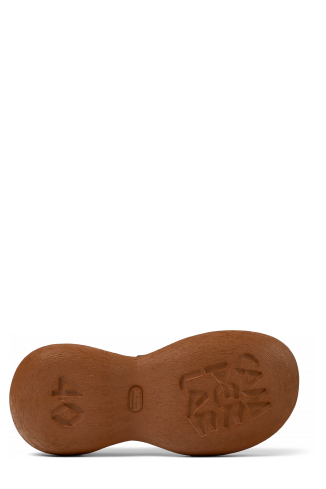CARAMBA Black-brown leather loafers